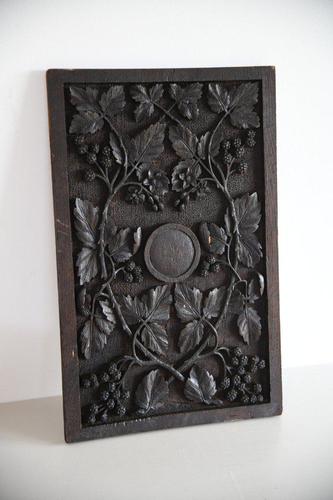 Carved Oak Panel Vines (1 of 9)