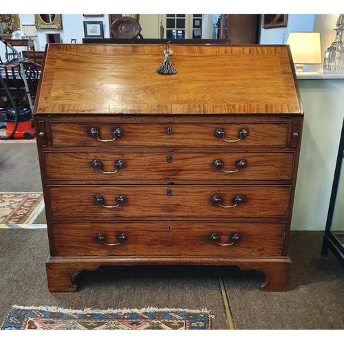 All Original Georgian Mahogany Bureau (1 of 11)