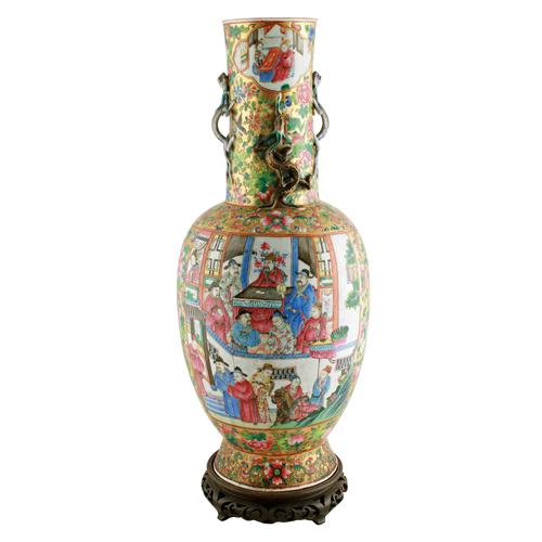 19th Century Chinese Canton Vase (1 of 8) 19th Century Chinese Canton Vase (1 of 8)