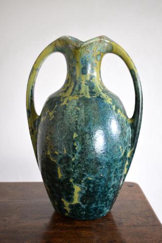 Large Art Nouveau Pierrefonds Crystalline Statement Vase (1 of 11) Large Art Nouveau Pierrefonds Crystalline Statement Vase (1 of 11)