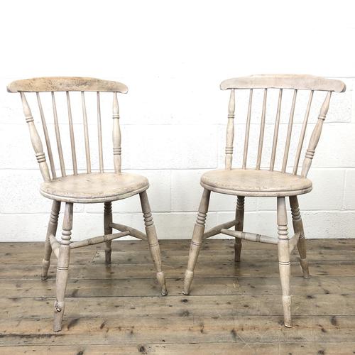 Pair of Rustic Antique Penny Chairs (1 of 9)