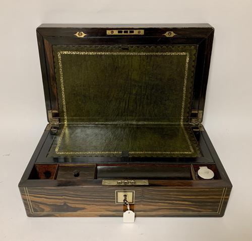 Victorian Coromandel Writing Slope Box (1 of 17) Victorian Coromandel Writing Slope Box (1 of 17)