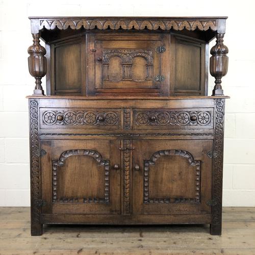 Antique 20th Century Oak Cupboard (1 of 10)