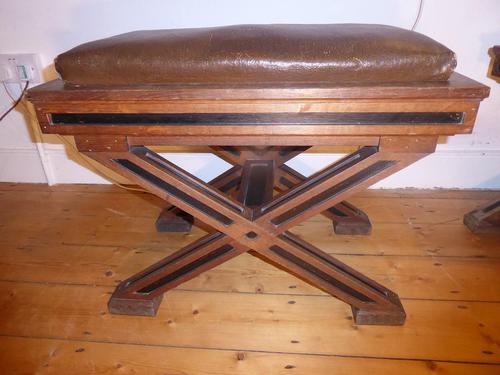 Rare Set of Three 19th Century Stools (1 of 7) Rare Set of Three 19th Century Stools (1 of 7)