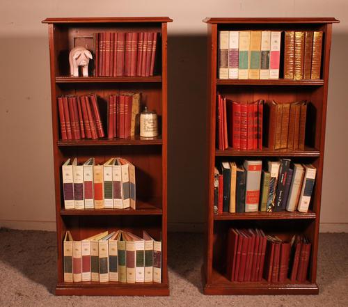Pair of Open Bookcase - 19th Century in Mahogany (1 of 9) Pair of Open Bookcase - 19th Century in Mahogany (1 of 9)