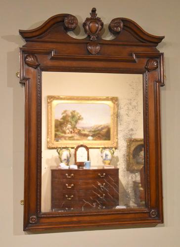 Early 18th Century Black Walnut Carved Wall Mirror (1 of 5) Early 18th Century Black Walnut Carved Wall Mirror (1 of 5)
