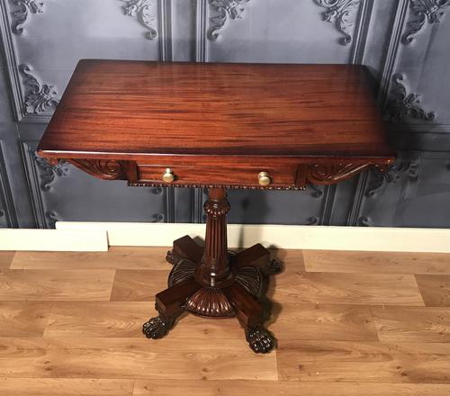 Regency Mahogany Side Table c1820 (1 of 13)