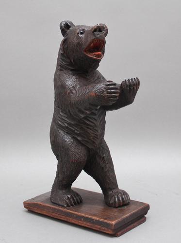 19th Century Black Forest Carved Bear (1 of 11) 19th Century Black Forest Carved Bear (1 of 11)