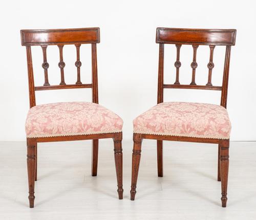 Pretty Pair of Mahogany Regency Side Chairs (1 of 6)