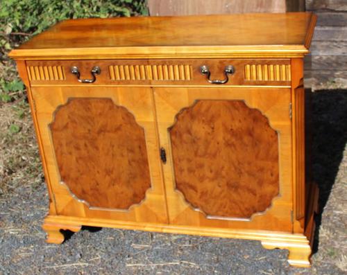 1960s Charles Barr Yew Wood 2 Door Chiffoniere Base (1 of 6)