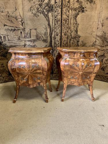 Stunning Pair of 19th Century Italian Inlaid Cupboards (1 of 8) Stunning Pair of 19th Century Italian Inlaid Cupboards (1 of 8)