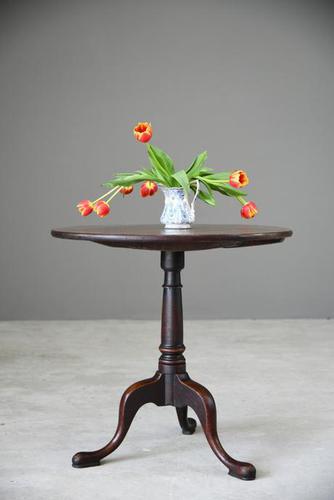 Antique Mahogany Tripod Table (1 of 12)