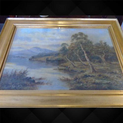 Oil on The Conway by Sidney Yates Johnson (1 of 6) Oil on The Conway by Sidney Yates Johnson (1 of 6)