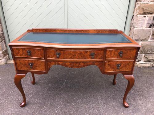 Antique Burr Walnut Writing Desk (1 of 9)