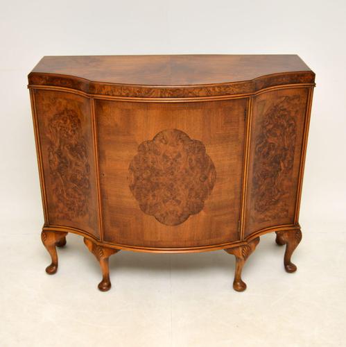 Antique Burr Walnut Cabinet / Sideboard (1 of 11)