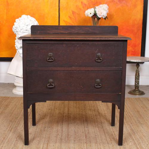 Arts & Crafts Oak Chest of Drawers (1 of 12)