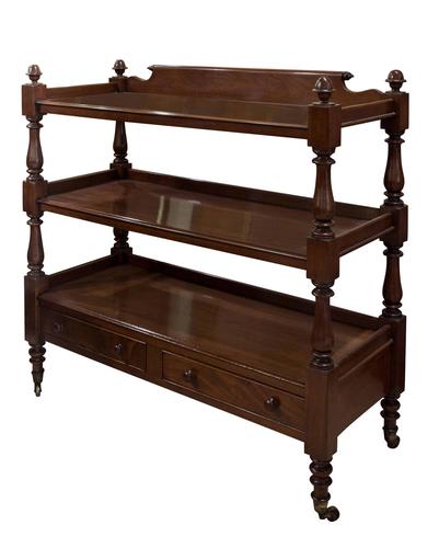 A 19th Century Mahogany 3 Tier Dumb Waiter (1 of 7) A 19th Century Mahogany 3 Tier Dumb Waiter (1 of 7)
