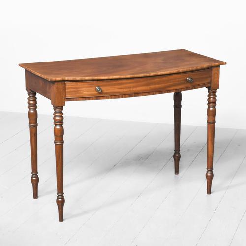 Gillows Style Regency Bow Fronted Side Table (1 of 8)