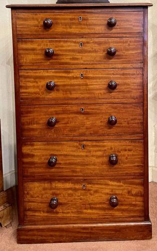 Early 19th Century Solid Mahogany Tall Chest of Drawers by Heal & Son (1 of 6) Early 19th Century Solid Mahogany Tall Chest of Drawers by Heal & Son (1 of 6)