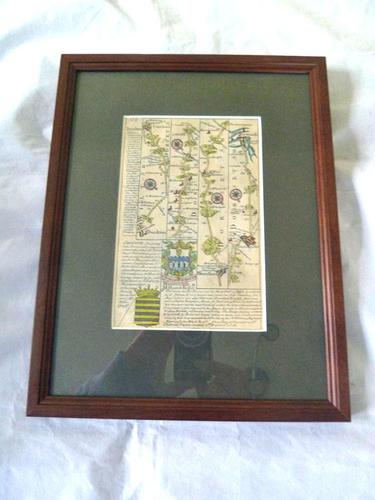 18thC Road Map Dorset " Dunkton - Weymouth" c1720 Britannia Depicta (1 of 5) 18thC Road Map Dorset " Dunkton - Weymouth" c1720 Britannia Depicta (1 of 5)