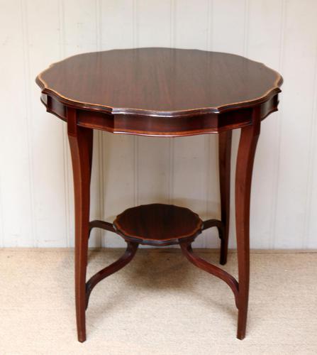 Inlaid Mahogany Circular Table (1 of 12)