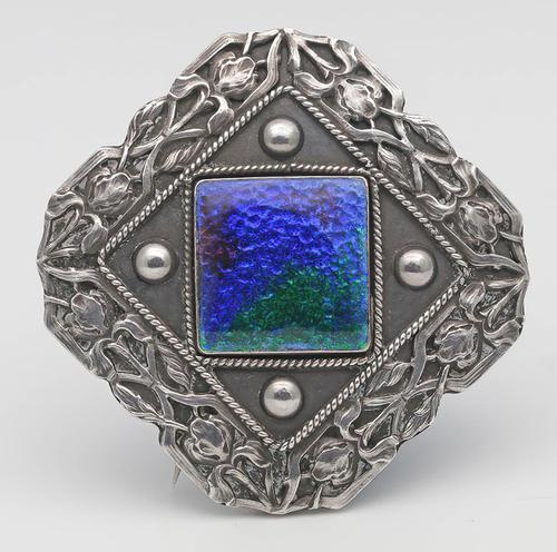 Charles Horner Silver & Enamel Brooch (1 of 2) Charles Horner Silver & Enamel Brooch (1 of 2)