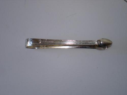 Georgian Silver Bright Cut Sugar Tongs (1 of 2) Georgian Silver Bright Cut Sugar Tongs (1 of 2)