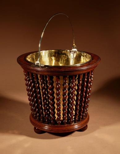 Beautiful Mahogany Tea Stove Bucket / Peat Bucket Jardinière (1 of 11) Beautiful Mahogany Tea Stove Bucket / Peat Bucket Jardinière (1 of 11)