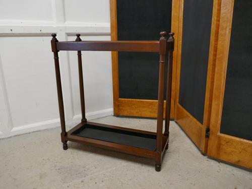 Victorian Mahogany Stick & Umbrella Hall Stand (1 of 4)