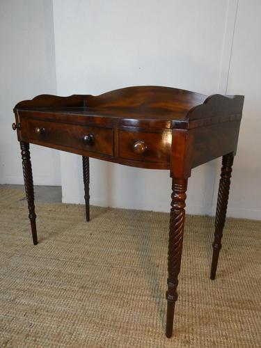 Irish Regency Mahogany Side Table (1 of 8)