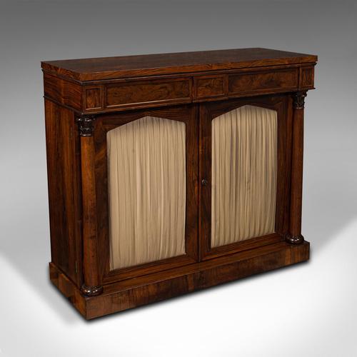 Antique Breakfront Book Cabinet, English, Chiffonier, Sideboard, William IV (1 of 12)