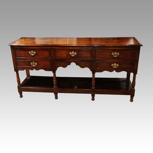 Antique Potboard Oak Dresser Base (1 of 14)