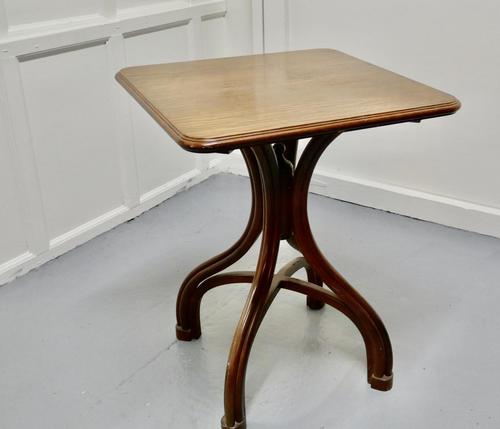 Square Bentwood Bistro Table (1 of 4)