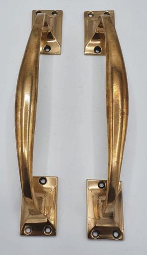 Good Quality Pair of 19th Century Bronze Door Pulls or Handles (1 of 2) Good Quality Pair of 19th Century Bronze Door Pulls or Handles (1 of 2)