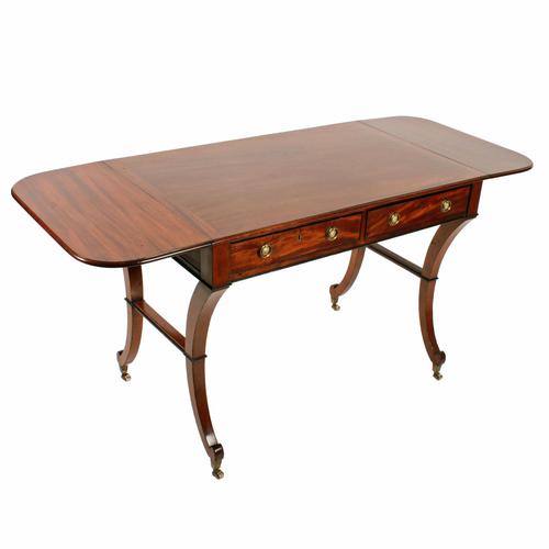 Fine Georgian Mahogany Sofa Table (1 of 8) Fine Georgian Mahogany Sofa Table (1 of 8)