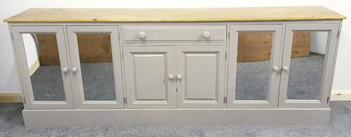 20th Century Large Sideboard Painted. (1 of 8) 20th Century Large Sideboard Painted. (1 of 8)