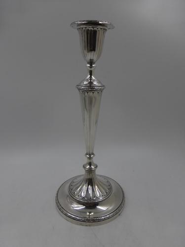 Antique George III Silver Candlestick Sheffield 1795 (1 of 8) Antique George III Silver Candlestick Sheffield 1795 (1 of 8)