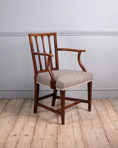 George III Elm Carver Chair (1 of 9)