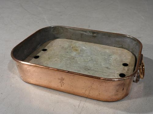 Good George III Period Rectangular Poaching Dish (1 of 4)