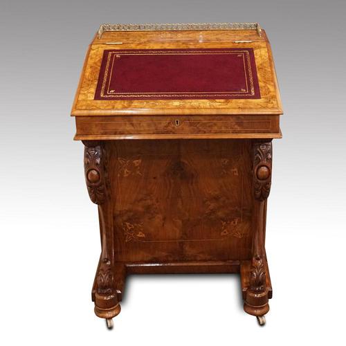 Victorian Antique Inlaid Walnut Davenport (1 of 13) Victorian Antique Inlaid Walnut Davenport (1 of 13)