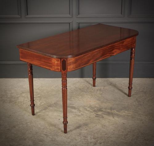 Pair of Georgian Mahogany D Shaped Console Tables (1 of 12) Pair of Georgian Mahogany D Shaped Console Tables (1 of 12)