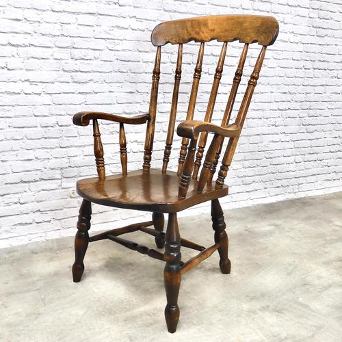 Large Victorian Windsor Spindleback Armchair (1 of 5)