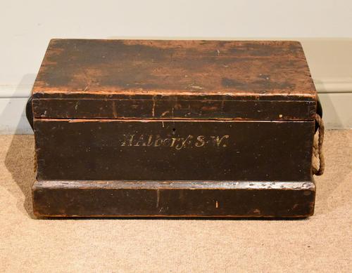 19th Century Painted Tool Box (1 of 6)