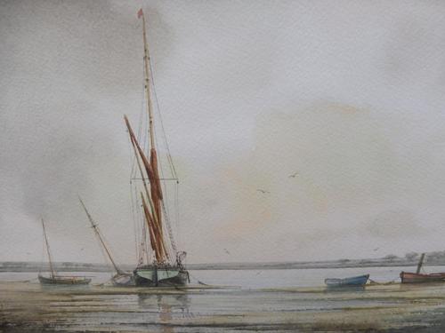 Watercolour evening by the river Denham Listed artist Alan Whitehead (1 of 10) Watercolour evening by the river Denham Listed artist Alan Whitehead (1 of 10)
