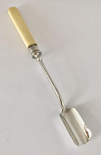 Half Size Silver Plated Cheese Stilton Scoop c.1900 (1 of 5)