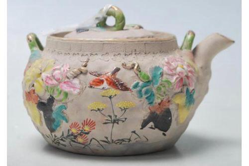 Antique Japanese Clay Teapot (1 of 5)