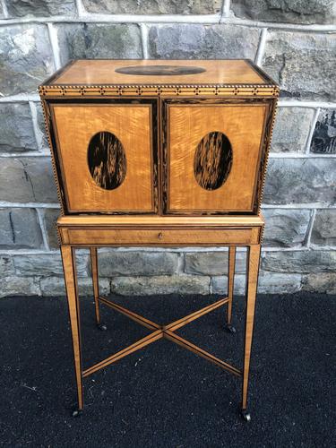Sheration Period Satinwood & Coramandel Writing Cabinet (1 of 11) Sheration Period Satinwood & Coramandel Writing Cabinet (1 of 11)