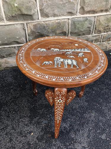 Antique Anglo Indian Coffee Table c.1910 (1 of 7)