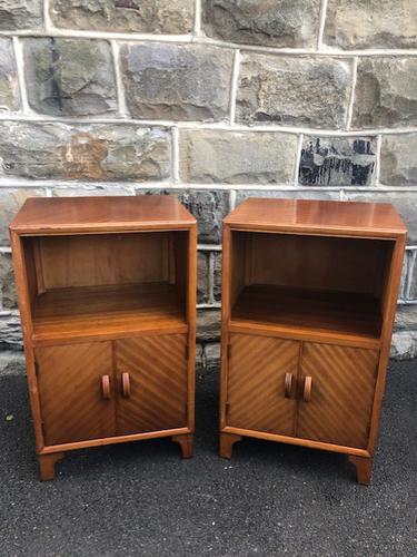 Pair of Mahogany Bedside Cabinets c.1910 (1 of 8)