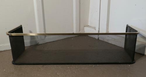 Mid Century Modern Danish Brass & Iron Fire Fender (1 of 5) Mid Century Modern Danish Brass & Iron Fire Fender (1 of 5)